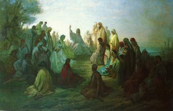 Paul Gustave Dore : JESUS PRECHANT SUR LA MONTAGNE